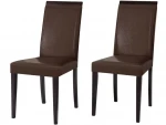 2-jų kėdžių komplektas Glover, rudas