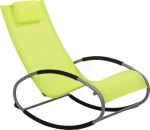 Beliani Sodo kėdė siūbuoja žalia CAMPO
