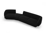 Modulinė sofa Micadoni Miley, juoda