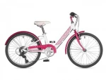 Author Melody 20'' Vaikiškas dviratis Balta/Pearl rožinė spalva