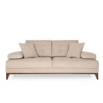 Dvivietė sofa Kalune Design Sonya, smėlio spalvos