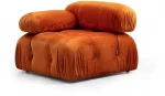 Hanah Home Oranžinis 1 sėdynės sofa Bubble L1 - Oranžinis