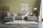 Kalune Design Kampinė sofa-lova Eris - Brown