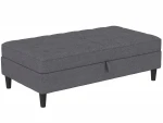 Pufas Loft24 Ottoman, pilkas