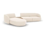 Modulinė sofa Micadoni Miley, smėlio spalvos