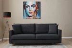 Hanah Home 3 vietų sofa Eva - Anthracite