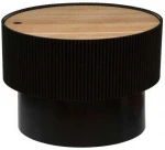 Kavos staliukas su ENOLA laikymo dėžute, apvalus, Ø 55 cm