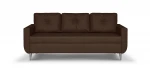 Sofa - lova Bellezza Red, tamsiai ruda