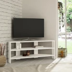 TV staliukas Kalune Design TV stalas Thales Corner - Baltas