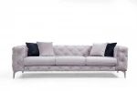 Trivietė sofa Kalune Design Como, šviesiai pilka