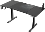 Žaidimų stalas Ultradesk Level V2, 140 cmx68 cm, reguliuojamo aukščio 72-117 cm, juodas