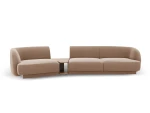 Modulinė sofa Micadoni Miley, ruda