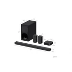 Namų kino sistema Sony | HT-S40R 5.1ch Home Cinema Soundbar with Wireless Rear Speakers | Juodas | No | USB port | Wi-Fi | Bluetooth | Belaidė jungtis