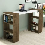 Kalune Design Darbo stalas Handy - Walnut, Baltas