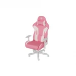 Genesis Gaming Chair Nitro 710 Atlošo apmušalų medžiaga: Eko oda, Sėdynės apmušalų medžiaga: Eko oda, Pagrindo medžiaga: Nailonas, Ratukų medžiaga: Nailonas su CareGlide danga | Rožinė/Baltas