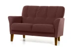 Sofa Katri 2S, tamsiai raudona