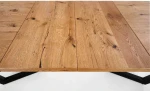 MASSIVE extension table, color: light oak / juodas