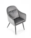 2-jų kėdžių komplektas Halmar K464, pilkas