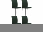 4-ių valgomojo kėdžių komplektas Loft24 Pavia, žalias