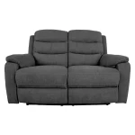 Recliner sofa MIMI 2-seater, pilkas