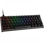 Ducky Mecha Mini Klaviatūra žaidimams, MX-Speed-Sidabrinis, RGB-LED - juodas