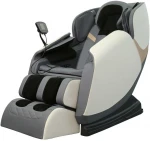 Fotelis Gold SOLARIA massage chair / heating function / colors: cream / pilkas / auksinis