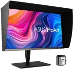 Asus Monitorius 27 colių PA27UCX-K Mini DLED IPS 4K HDR10 1200nit USB-C DP HDMI Pivot 100% SRGB garsiakalbis