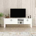 TV staliukas Kalune Design Televizoriaus stovas Rose - Baltas