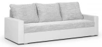 Trivietė sofa Lion, balta