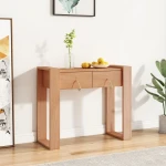 Konsolinis staliukas vidaXL, 90x35x75cm, tikmedžio medienos masyvas
