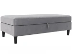 Pufas Loft24 Ottoman, pilkas