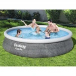 Baseino rinkinys su siurbliu Bestway Fast Set, 396x84cm