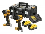 DEWALT COMBO RINKINYS 18V DCD805 POVEIKIS ATsuktuvas + DCF850 ATSUKTUMAS 2x5,0Ah POWERSTACK DCK2050H2T