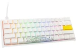 Ducky One 2 Pro Mini Baltas Edition Klaviatūra žaidimams, RGB LED - Cherry Mėlyna (US)