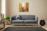 Hanah Home 3 vietų sofa-lova Venus 3-Seat - Pilkas