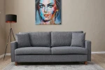 Hanah Home 3 vietų sofa-lova Eva - Pilkas