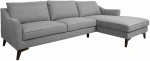 Corner sofa BIRGIT RC, pilkas