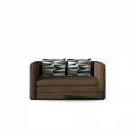 Miegamasis fotelis-sofa Nore Neva, rudas