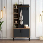 Kalune Design Salės stendas Viyana D - Walnut, Anthracite