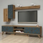 TV staliukas Kalune Design Televizoriaus spintelė Class S - Walnut, Chalcedony