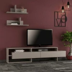 TV staliukas Kalune Design Televizoriaus spintelė Gara - Light Mocha