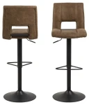 2-jų baro kėdžių komplektas Sylvia, ruda