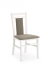 2-jų kėdžių komplektas Halmar Hubert 8, baltas/pilkas