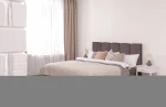 Kontinentinė lova Italia, 120x200 cm, violetinė