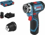 BOSCH ATSUKTUKAS GSR 12V-35 FC + GFA 35/20Nm 2x3.0Ah LB