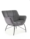 Fotelis BELTON leisure chair color: pilkas