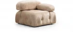 Hanah Home CREAM 1 sėdynės sofa Bubble 1R - Kreminis