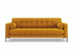 Sofa Cosmopolitan Design Bali 4S, geltona/juoda
