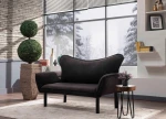 Kalune Design 2 vietų sofa-lova Chatto - Juodas