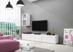 Cama living room furniture set ROCO 7 (3xRO3 + 2xRO6) baltas